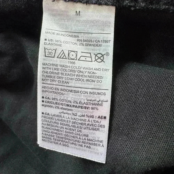 NWOT Women's Old Navy Black Straight Leg High Rise Pants Size Medium - Picture 7 of 7